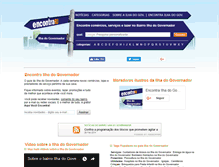 Tablet Screenshot of encontrailhadogovernador.com.br